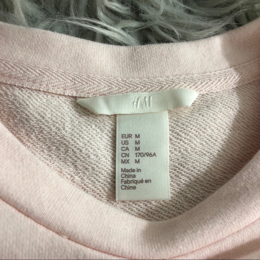 H&M PINK RUFFLE SWEATER - Picture 4 of 8